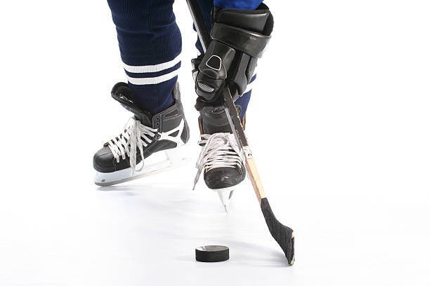 istock Close-up on hockey player  legs 172201094
