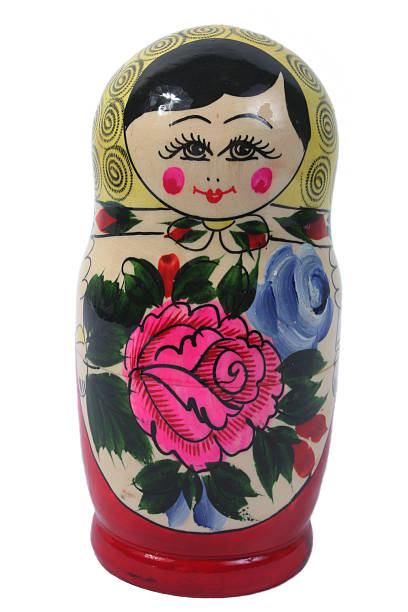 russische puppe - russian nesting doll doll matrioska russian culture stock-fotos und bilder