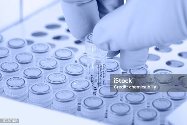 Removing A Tube Stock Photo - Download Image Now - Gene Therapy, Research, DNA