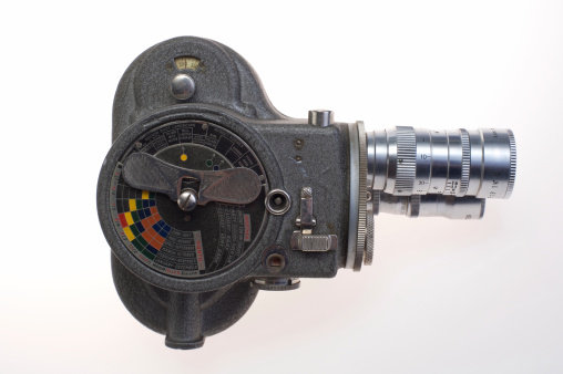 Vintage movie camera seriesCirca 19468mm