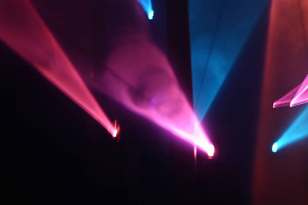 Laser Light Show 2 stock photo