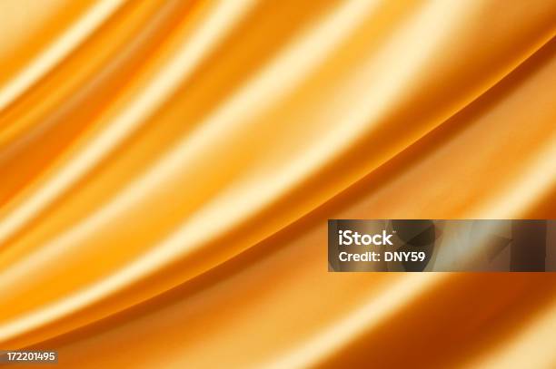 Oro De Satén Foto de stock y más banco de imágenes de Amarillo - Color - Amarillo - Color, Seda - Textil, Brillante