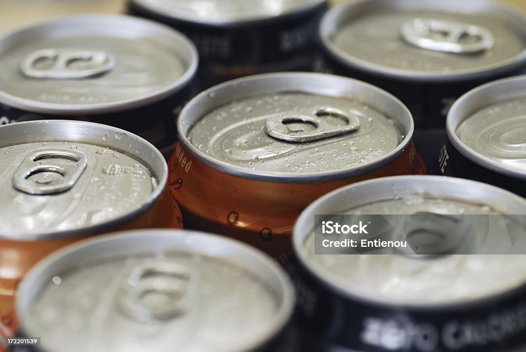 Actualizar as latas de soda (Paisagem - Royalty-free Cerveja Foto de stock