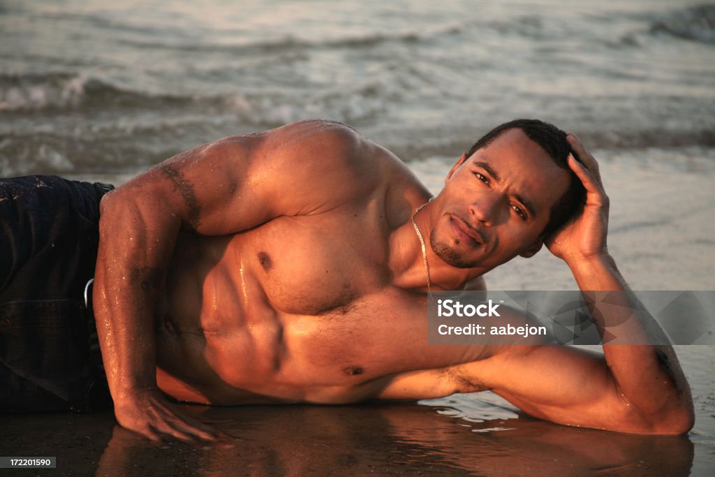 Beach-Jungen - Lizenzfrei Männer Stock-Foto