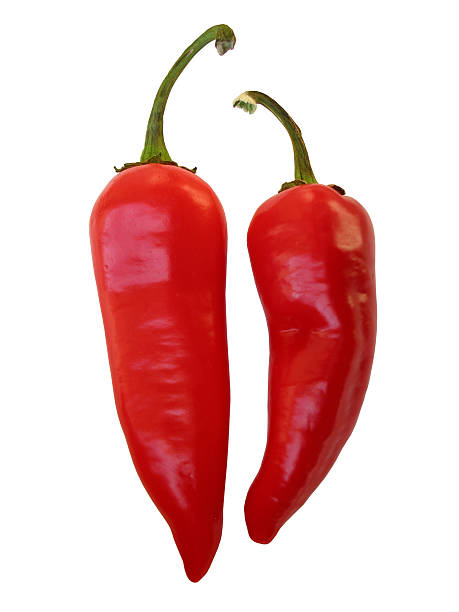 Red Hot Chili Peppers (clipped for easy use) stock photo