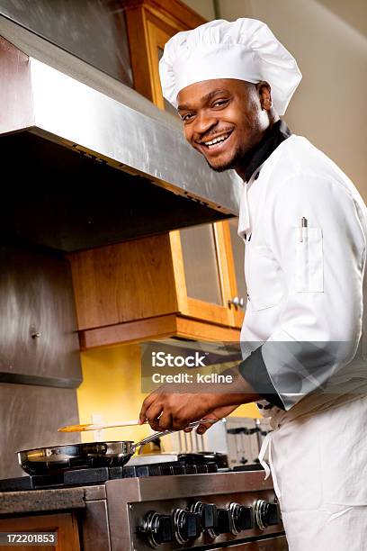 Happy Chef Stock Photo - Download Image Now - Chef, African Ethnicity, African-American Ethnicity