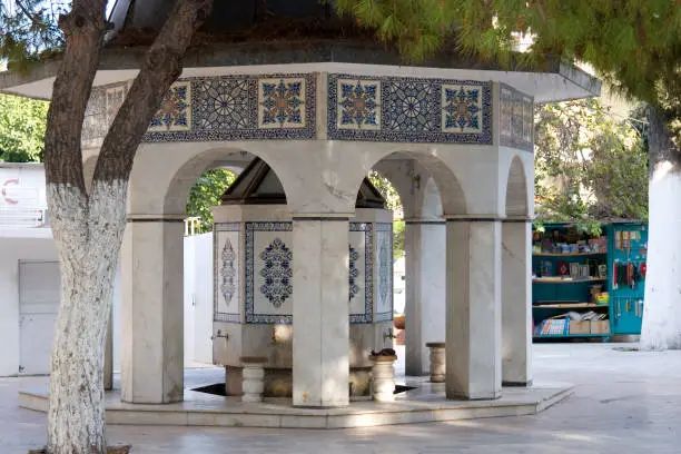 "Used for ritual purification before entering the mosque. Kusadasi, Turkey."