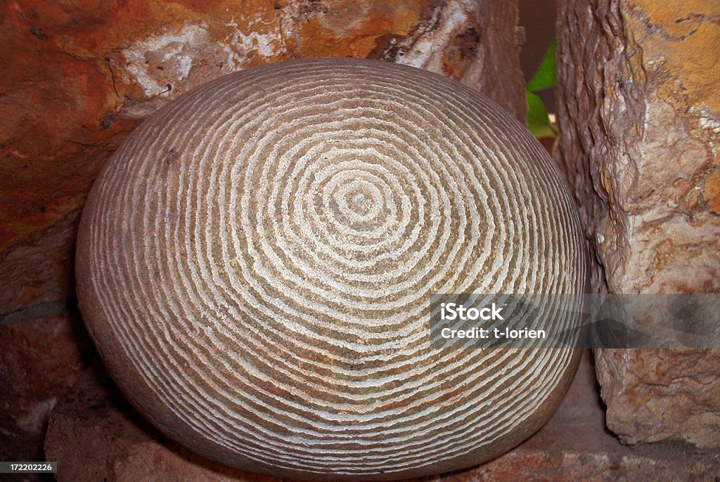 Labyrinth in einem Stein. - Lizenzfrei Abstrakt Stock-Foto