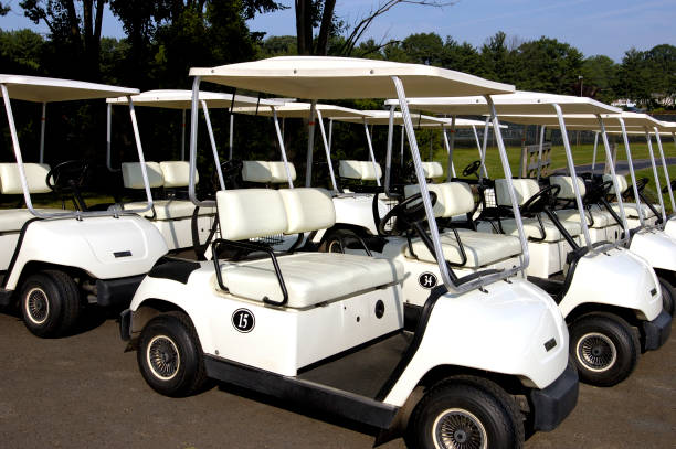 istock army of golf carts 172202496