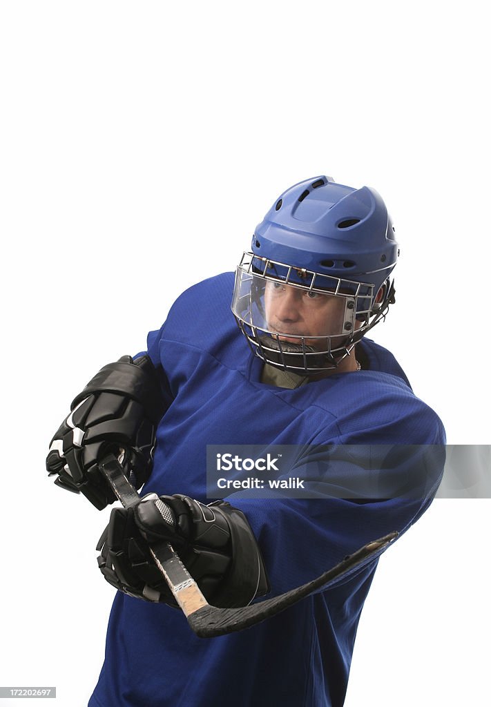 Hockey-Spieler - Lizenzfrei Aggression Stock-Foto