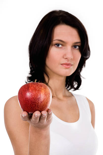 Girl and Apple