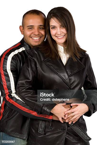 Portrait Of Smiling Affectionate Young Couple Stock Photo - Download Image Now - 20-29 Years, Adult, Affectionate