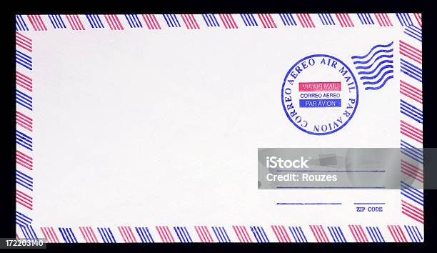 Sobre Para Correo Aéreo Foto de stock y más banco de imágenes de Bolardo - Bolardo, Bomba de aire, Carta - Documento