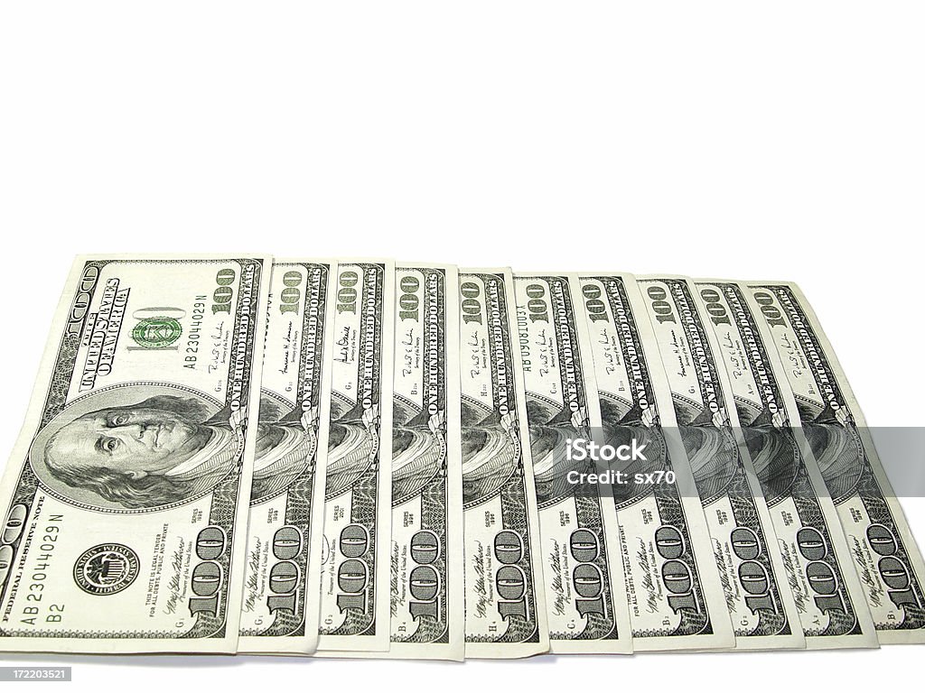 US $1.000 dólares de mil dólares, - Foto de stock de Nota royalty-free