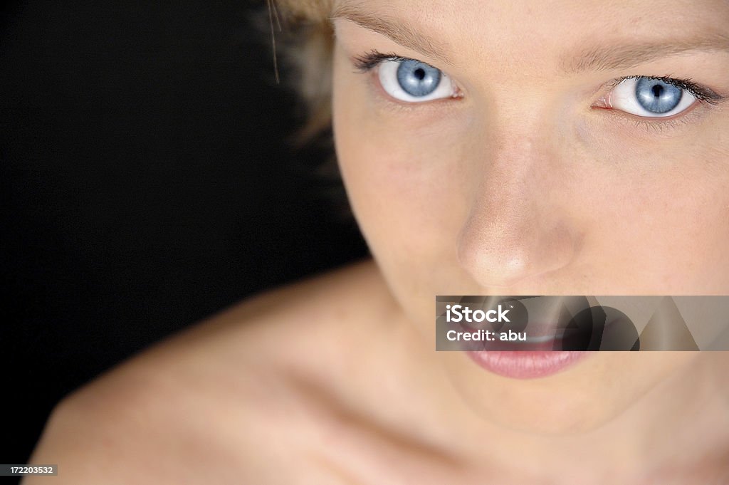 Nahaufnahme einer Frau Gesicht - Lizenzfrei Attraktive Frau Stock-Foto