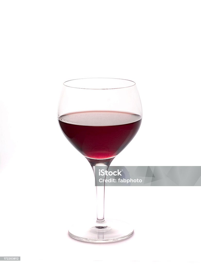 Bicchiere di vino rosso - Foto stock royalty-free di Alchol