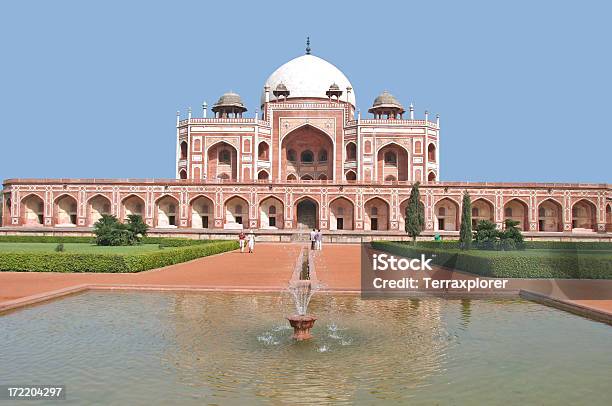 Humayuns Tomb Дели Индия — стоковые фотографии и другие картинки Нью-Дели - Нью-Дели, История, Mughal Empire