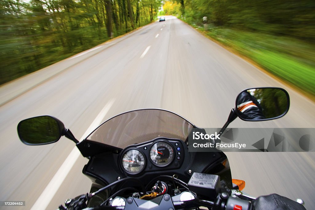 Extreme Bewegung - Lizenzfrei Motorrad Stock-Foto