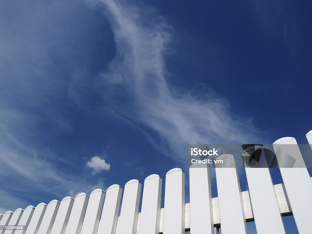 White Clôture - Photo de Blanc libre de droits