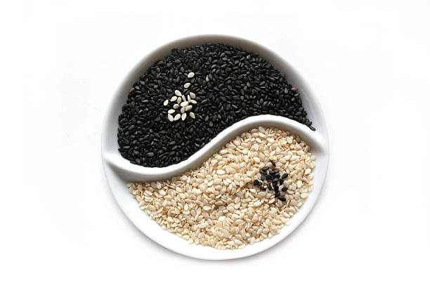 preto e branco - white sesame seed - fotografias e filmes do acervo