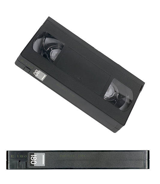 Videotape [Black and White] stock photo