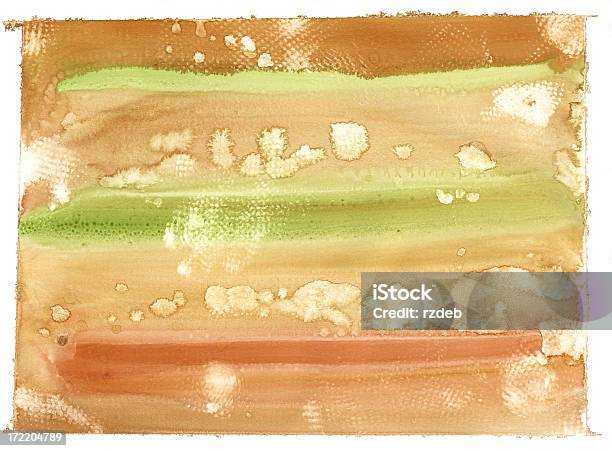 Vintage Painted Paper Stock Illustration - Download Image Now - Abstract, Acrylic Painting, Aging Process