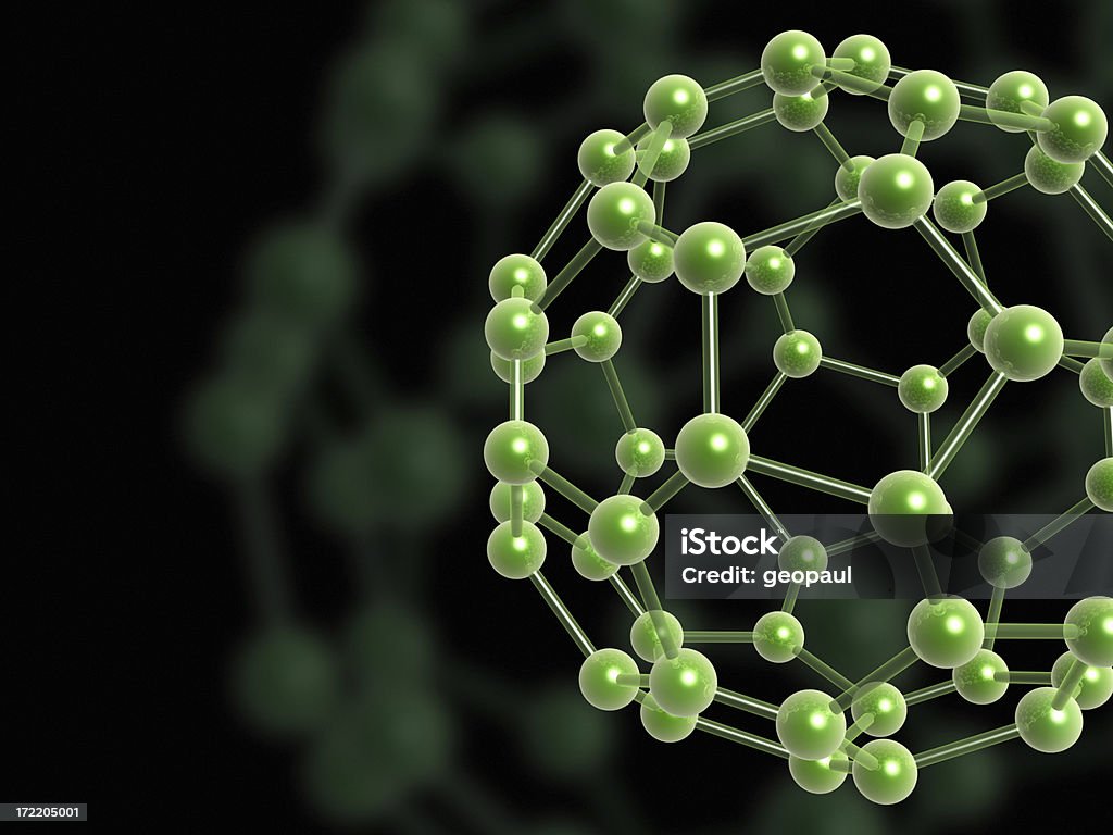 Molekülstruktur - Lizenzfrei Atom Stock-Foto