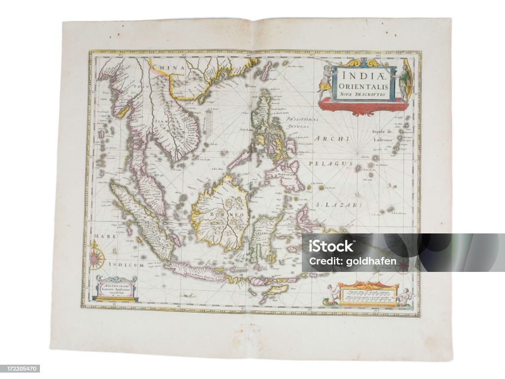 indonesia - Illustrazione stock royalty-free di Carta geografica