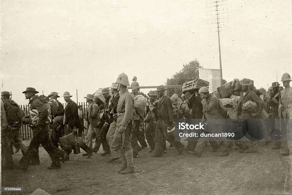 Boer prisioneiros de guerra - Royalty-free Guerra dos Bóeres Foto de stock