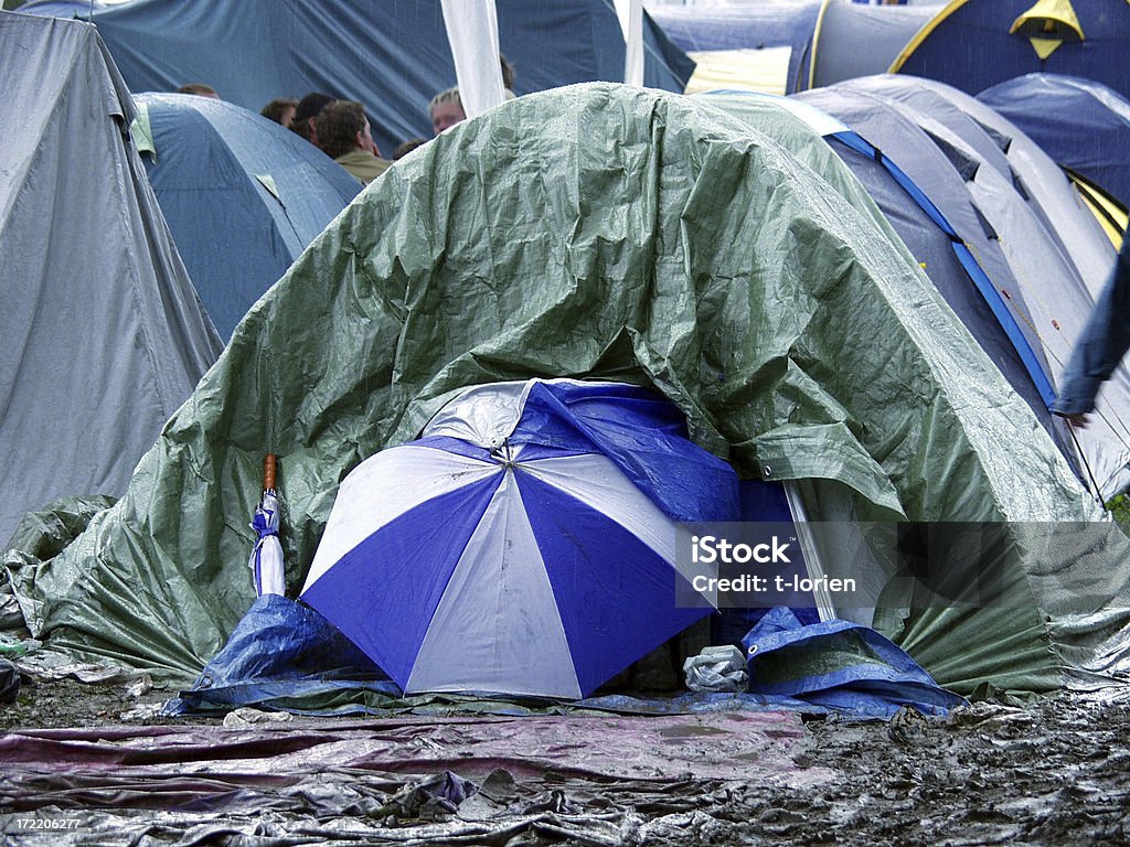 Festival de Roskilde (lluvia con dolor - Foto de stock de Festival de música libre de derechos