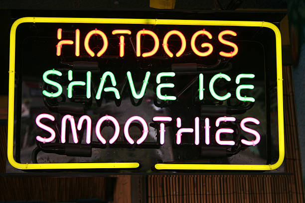 istock Neon hot dogs shave ice smoothies 172206519