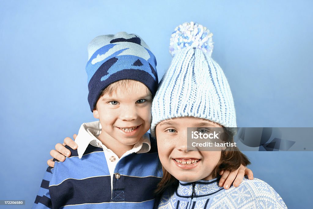 Inverno per bambini - Foto stock royalty-free di Abiti pesanti