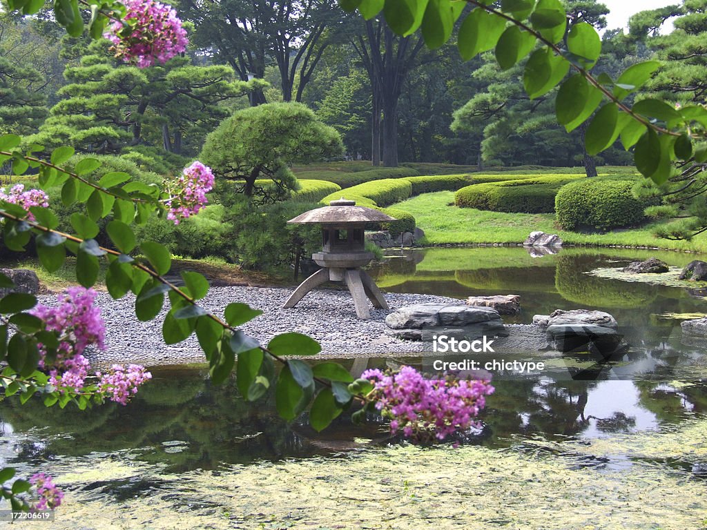 Jardim Japonês - Foto de stock de Budismo royalty-free