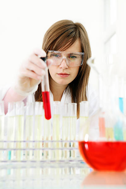 istock Researcher working with chemicals 172206632