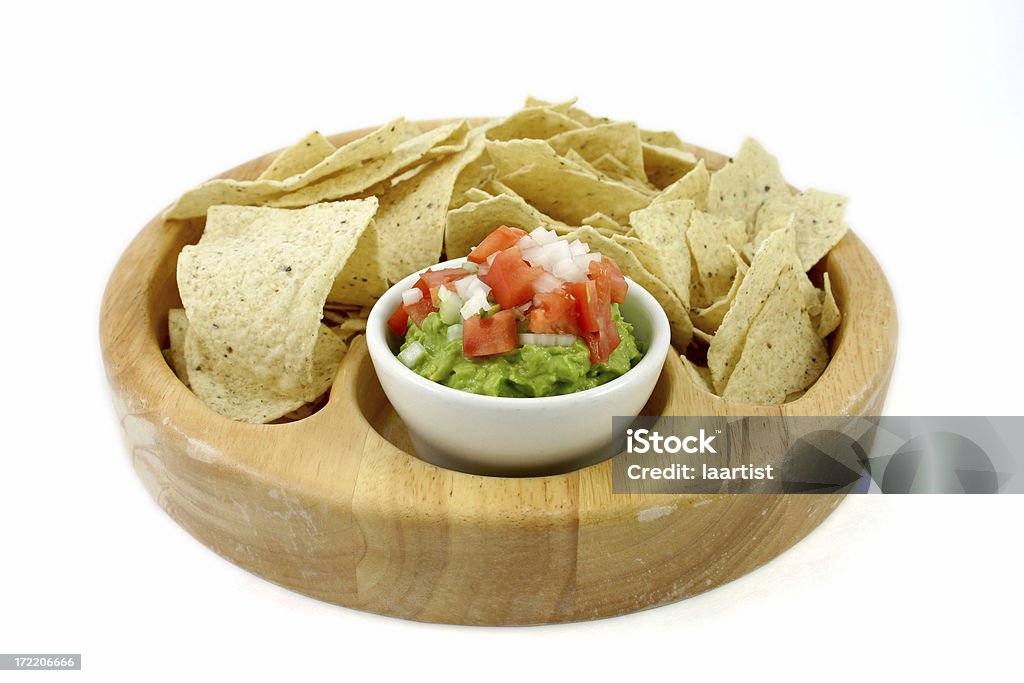 chips et de guacamole sur blanc. - Photo de Accident bénin libre de droits