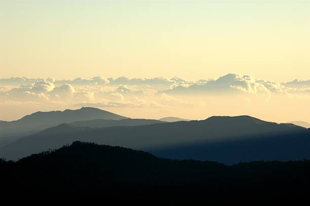 Mountain and sea of clouds
