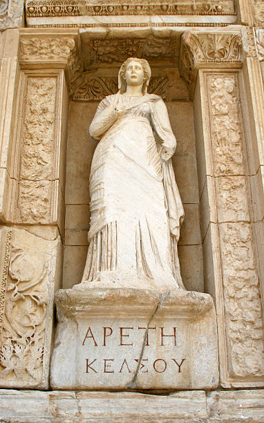 istock Statue of Arete (Virtue) at the Celsus Library, Ephesus, Turkey 172206957
