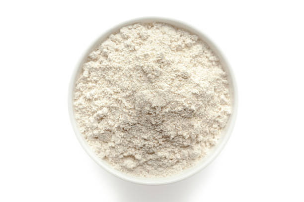 istock Organic Sorghum Flour (Sorghum bicolor) or Jowar Flour in a white ceramic bowl. 1722073370
