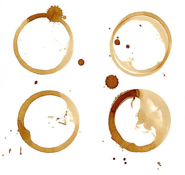 istock Set of four coffee stains 172207368
