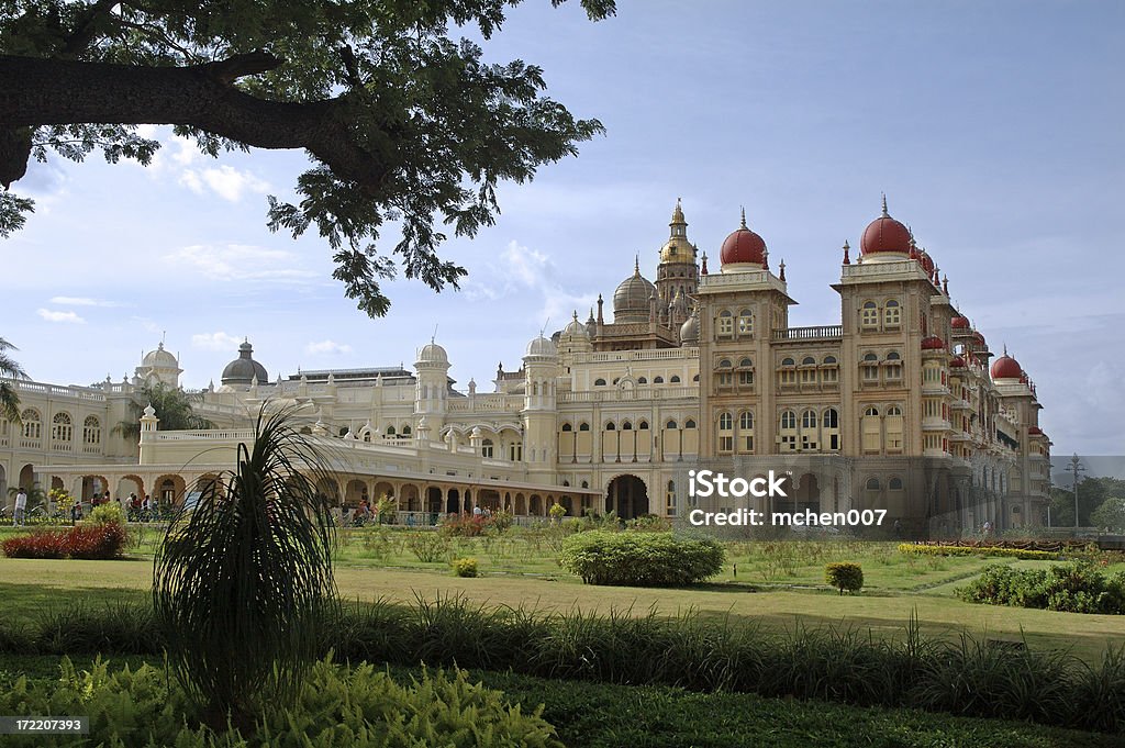 Arquitetura: Índia Amba Vilas Palácio de Mysore - Foto de stock de Palácio royalty-free