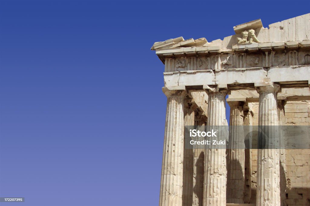 Парфенон лицо с неба - Стоковые фото Акрополь - Афины роялти-фри