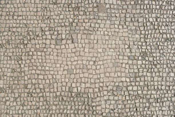 istock Ancient Roman marble mosaic floor texture, Rome Italy 172207473