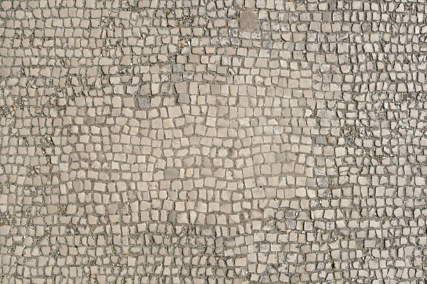 Ancient Roman marble mosaic floor texture, Rome Italy "Ancient Roman marble mosaic floor texture, Rome Italy-OTHER floor / street textures:" ancient roman civilization stock pictures, royalty-free photos & images