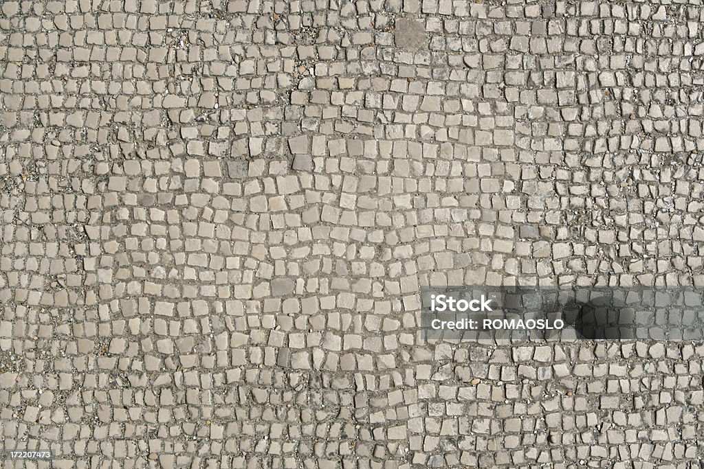 Romano antigo textura de piso de mosaico de mármore, Roma, Itália - Foto de stock de Mosaico royalty-free