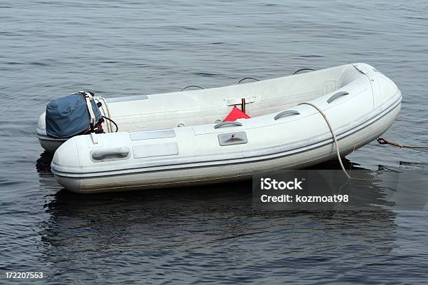 Gummi Dinghy Stockfoto und mehr Bilder von Schlauchboot - Schlauchboot, Motor, Meer