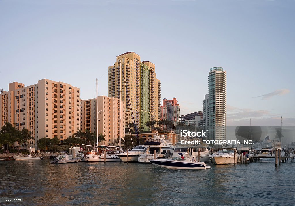 South Beach Cartolina - Foto stock royalty-free di Miami