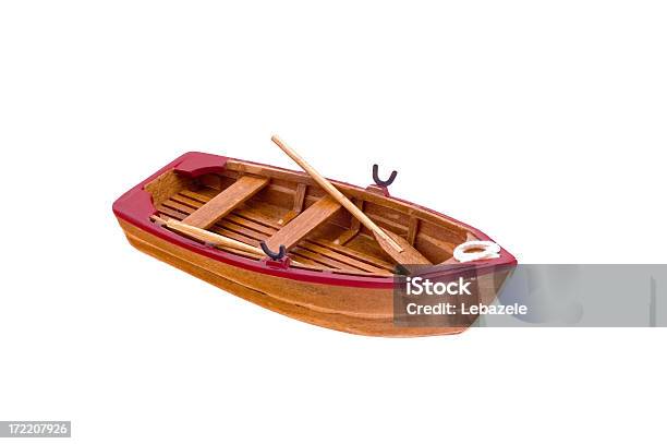 Wooden Classical Boat Model Stock Photo - Download Image Now - Cut Out, Rowboat, Wood - Material