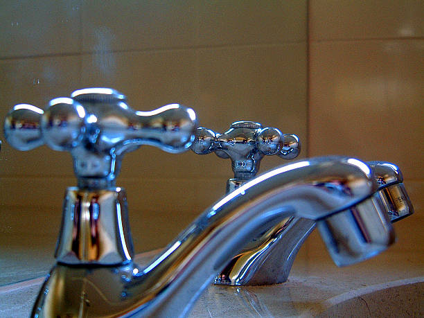 Bath Tap stock photo