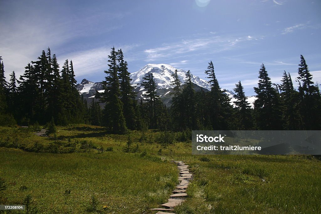 Weg zum Gipfel - Lizenzfrei Asphalt Stock-Foto