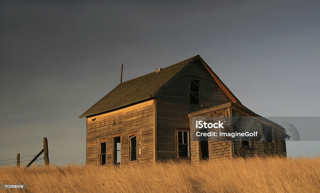 Abandoned Farmhouse An abandoned home on the plains. Alberta Stock Photo